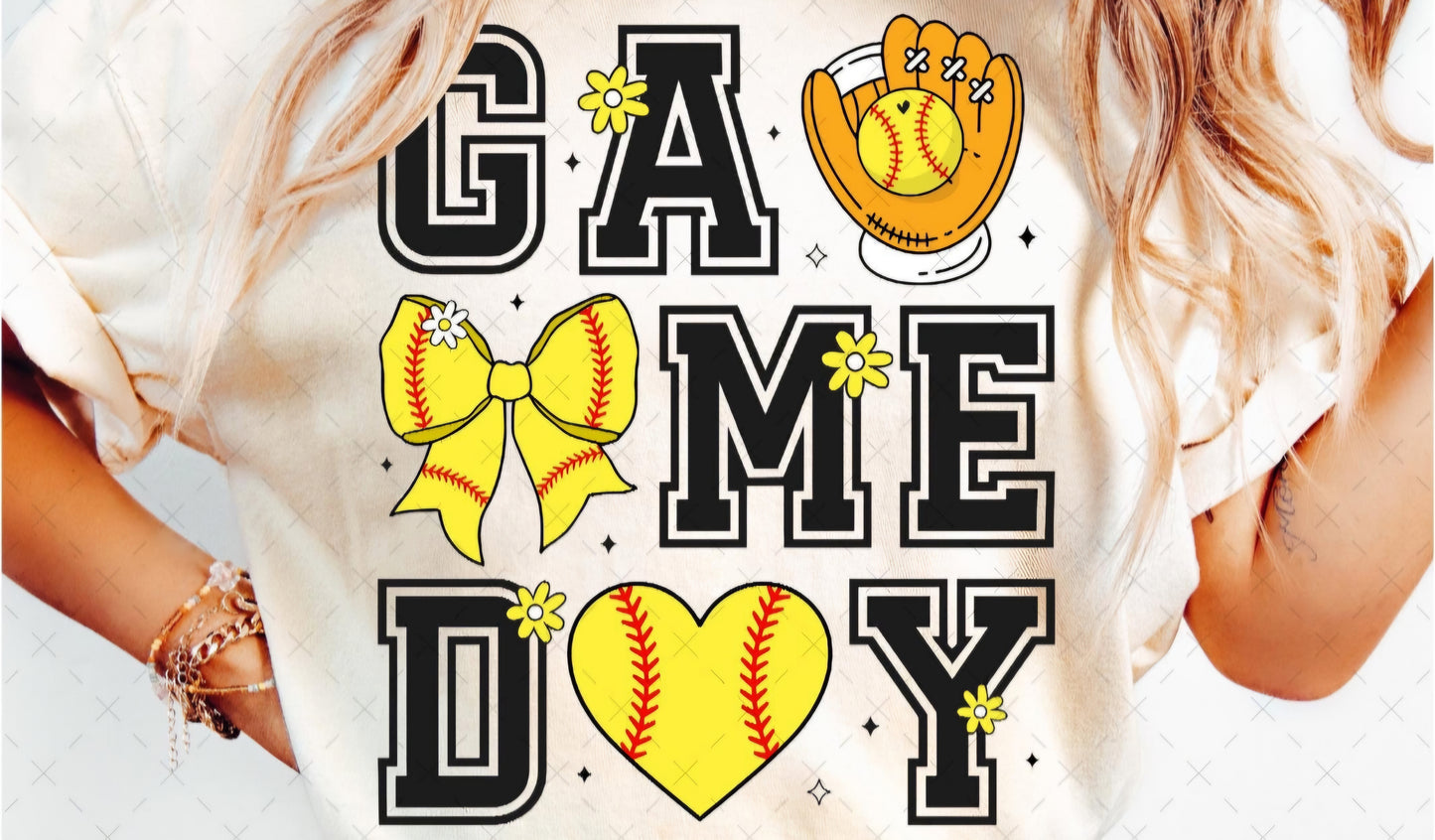 Game day softball