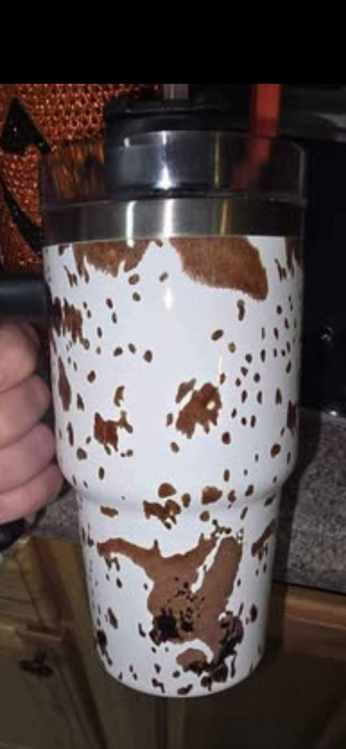 20oz Cow tumbler