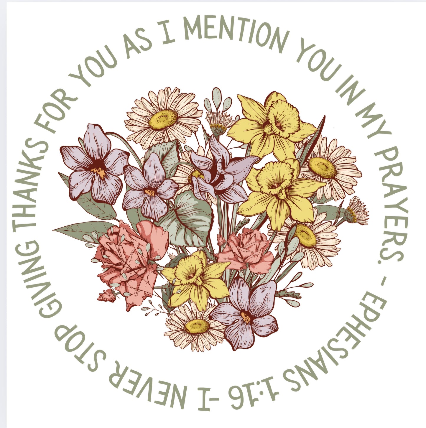 *Personalized* Birth flower garden