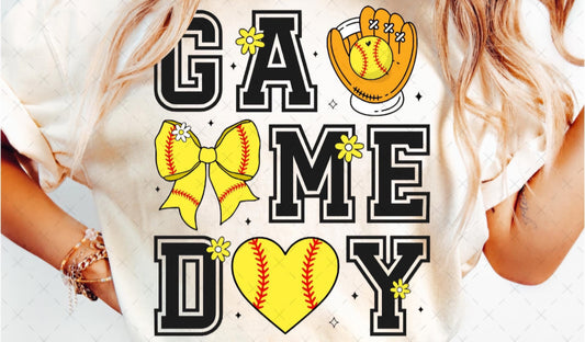 Game day softball